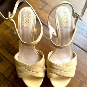 Vince Camuto 3 1/2 heels with a 1 inch platform at the front
